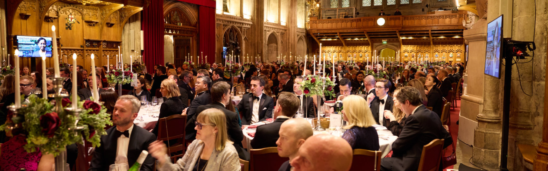 A picture of the BPF Annual Dinner in Guild Hall, London.