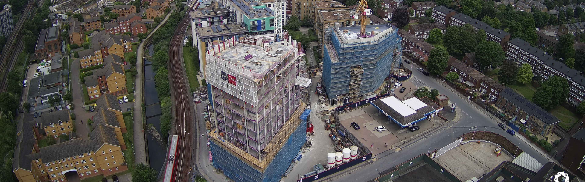 A picture of new development under construction